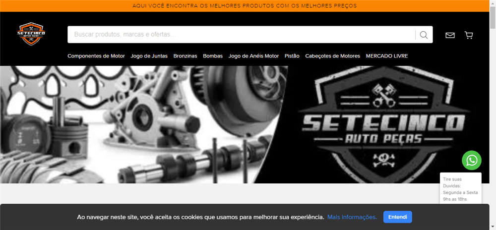 A loja SeteCinco Motor Peças é confável? ✔️ Tudo sobre a Loja SeteCinco Motor Peças!