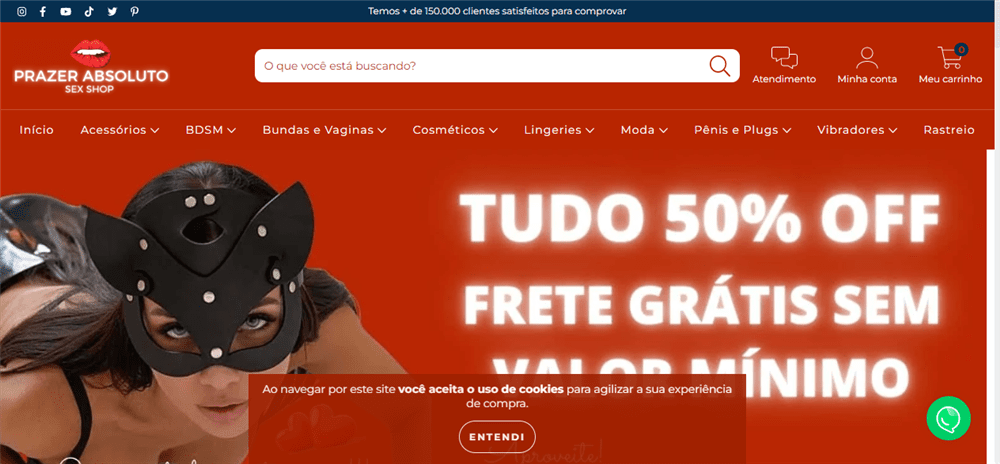 A loja Sex Shop Prazer Absoluto é confável? ✔️ Tudo sobre a Loja Sex Shop Prazer Absoluto!