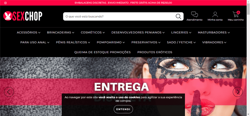 A loja Sexchop OnLine Virtual Sex Shop é confável? ✔️ Tudo sobre a Loja Sexchop OnLine Virtual Sex Shop!