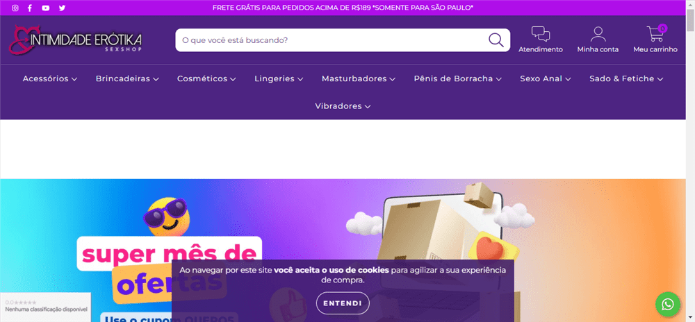 A loja Sexshop Intimidade Erótika é confável? ✔️ Tudo sobre a Loja Sexshop Intimidade Erótika!