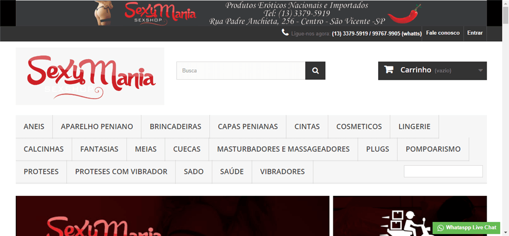 A loja Sexy Mania Sex Shop é confável? ✔️ Tudo sobre a Loja Sexy Mania Sex Shop!