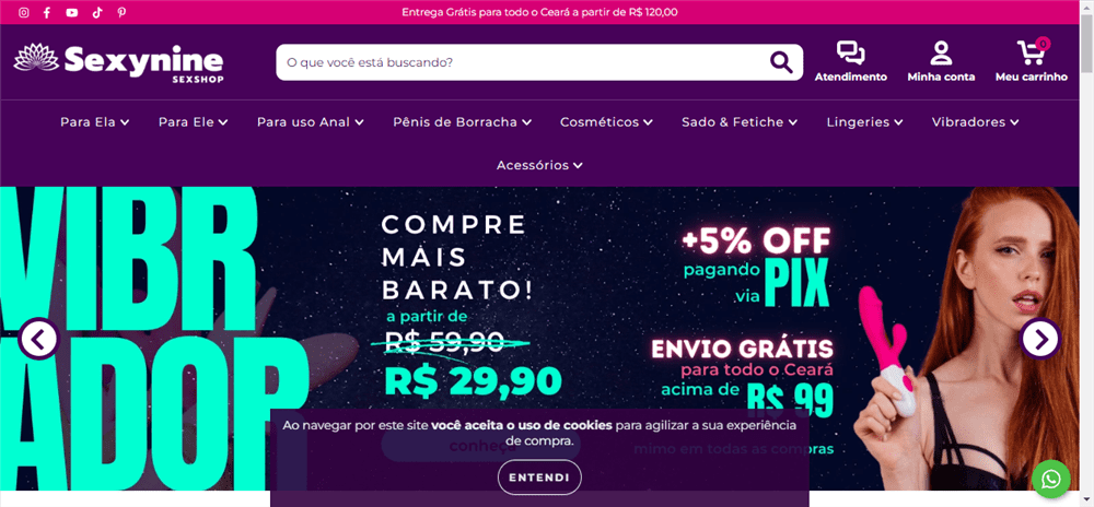 A loja Sexynine Sex Shop é confável? ✔️ Tudo sobre a Loja Sexynine Sex Shop!