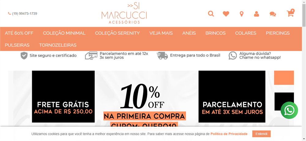 A loja Si Marcucci Acessórios é confável? ✔️ Tudo sobre a Loja Si Marcucci Acessórios!