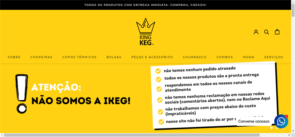 A loja Site Oficial King Keg é confável? ✔️ Tudo sobre a Loja Site Oficial King Keg!
