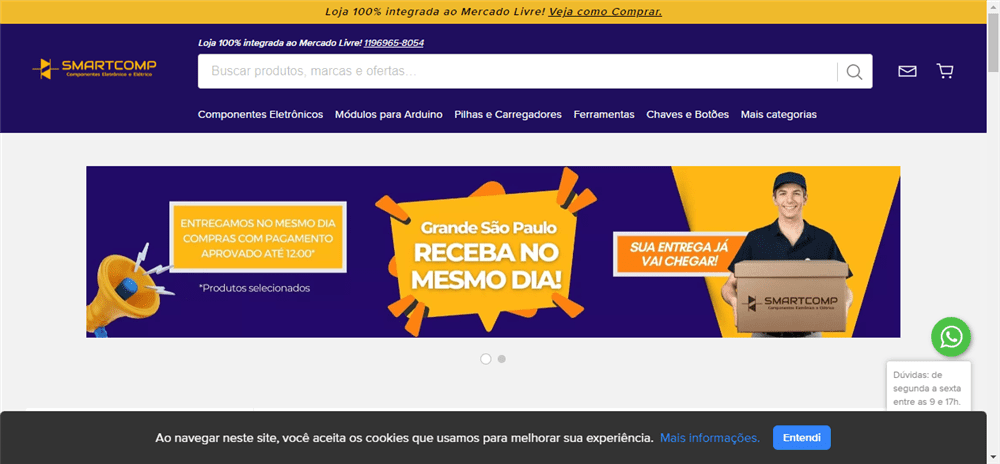 A loja Smartcomp Componentes Eletrônicos é confável? ✔️ Tudo sobre a Loja Smartcomp Componentes Eletrônicos!