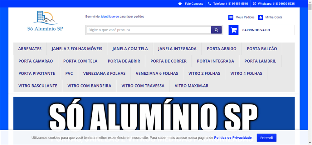 A loja Só Alumínio SP é confável? ✔️ Tudo sobre a Loja Só Alumínio SP!