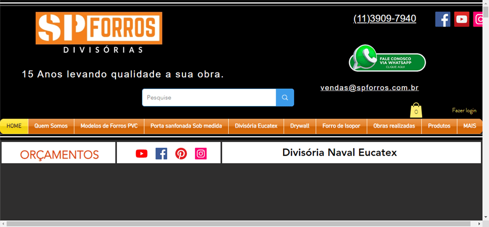 A loja SP Forros Divisórias é confável? ✔️ Tudo sobre a Loja SP Forros Divisórias!