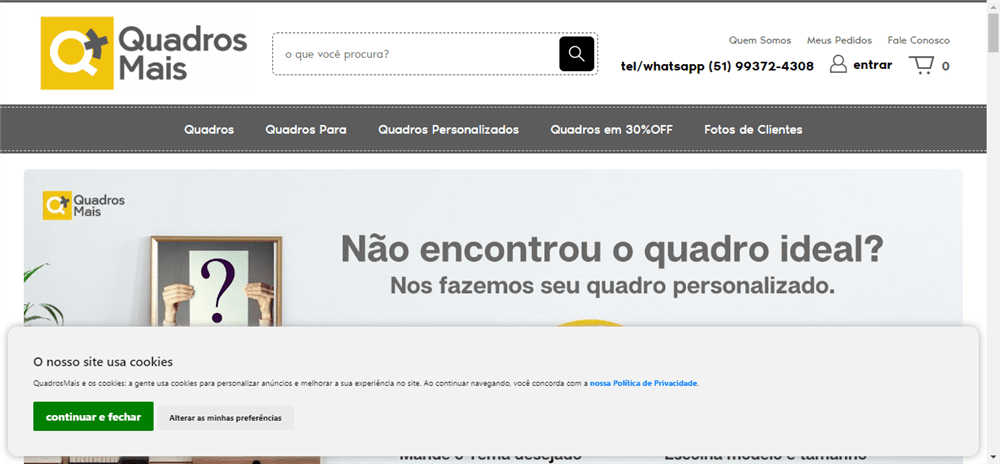 A loja Sua Loja de Quadros Decorativos na Internet é confável? ✔️ Tudo sobre a Loja Sua Loja de Quadros Decorativos na Internet!