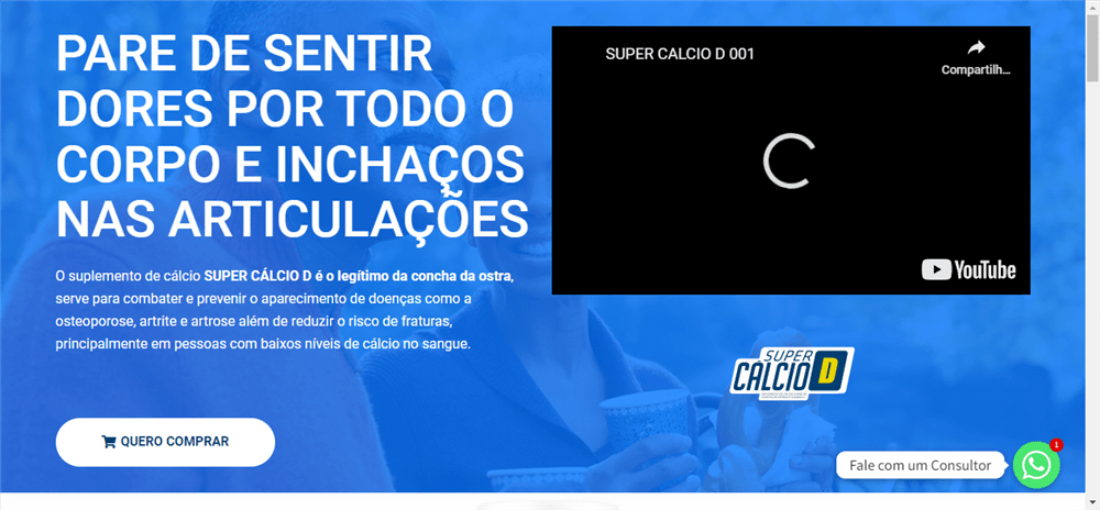 A loja Super Cálcio D – Mais Saúde Pra Você! é confável? ✔️ Tudo sobre a Loja Super Cálcio D – Mais Saúde Pra Você!!