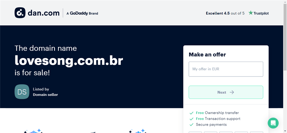 A loja The Domain Name Lovesong.com.br Is For Sale é confável? ✔️ Tudo sobre a Loja The Domain Name Lovesong.com.br Is For Sale!