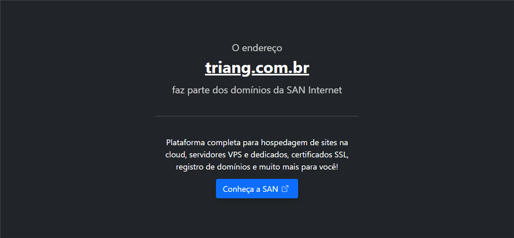 A loja Triang.com.br Pertence a SAN Internet é confável? ✔️ Tudo sobre a Loja Triang.com.br Pertence a SAN Internet!