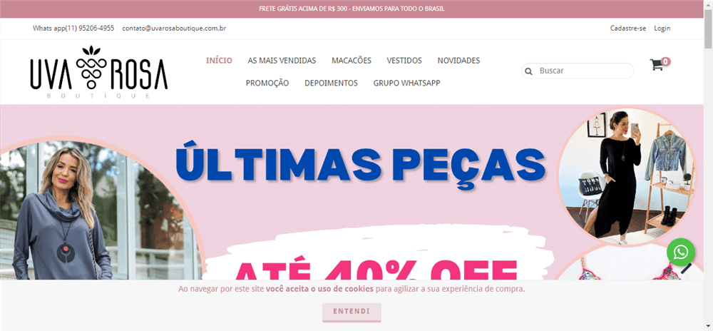 A loja Uva Rosa Boutique é confável? ✔️ Tudo sobre a Loja Uva Rosa Boutique!