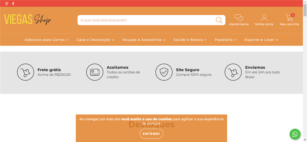 A loja VIEGAS Shop é confável? ✔️ Tudo sobre a Loja VIEGAS Shop!