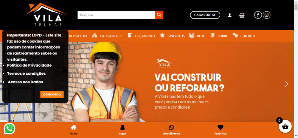 A loja Vila Telhas Material de Construção &#8211 é confável? ✔️ Tudo sobre a Loja Vila Telhas Material de Construção &#8211!