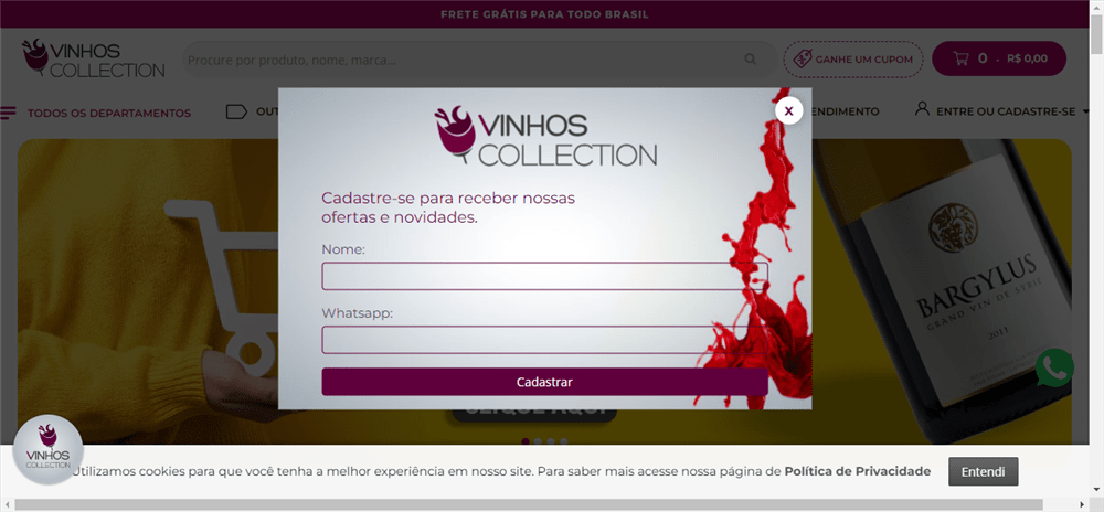 A loja Vinhos Collection é confável? ✔️ Tudo sobre a Loja Vinhos Collection!