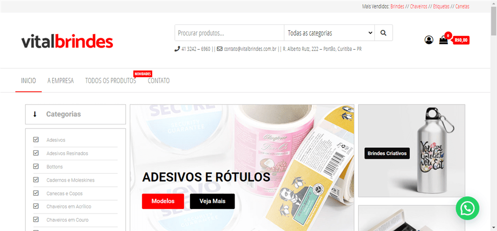 A loja Vital Brindes Personalizados Curitiba é confável? ✔️ Tudo sobre a Loja Vital Brindes Personalizados Curitiba!