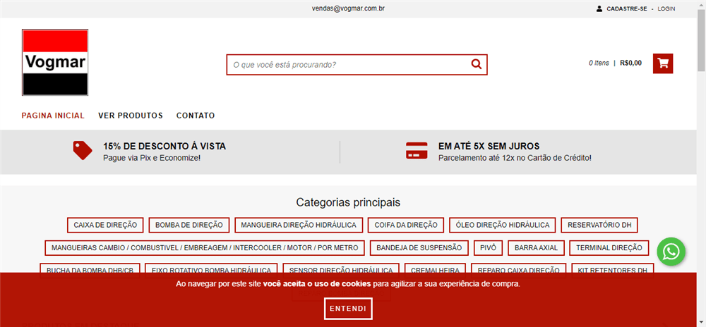 A loja Vogmar Peças Automotivas é confável? ✔️ Tudo sobre a Loja Vogmar Peças Automotivas!