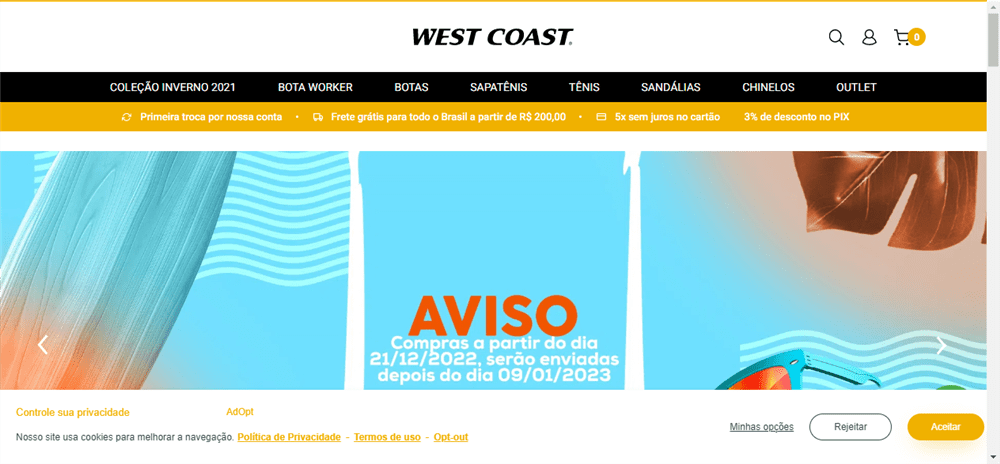 A loja West Coast é confável? ✔️ Tudo sobre a Loja West Coast!