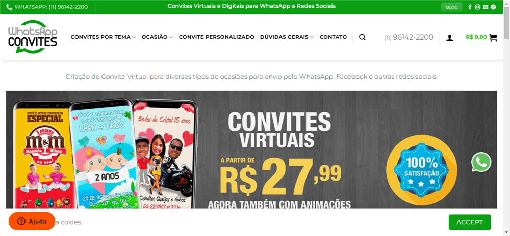 A loja WhatsApp Convites Virtuais e Digitais é confável? ✔️ Tudo sobre a Loja WhatsApp Convites Virtuais e Digitais!