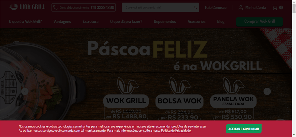 A loja Wok Grill é confável? ✔️ Tudo sobre a Loja Wok Grill!