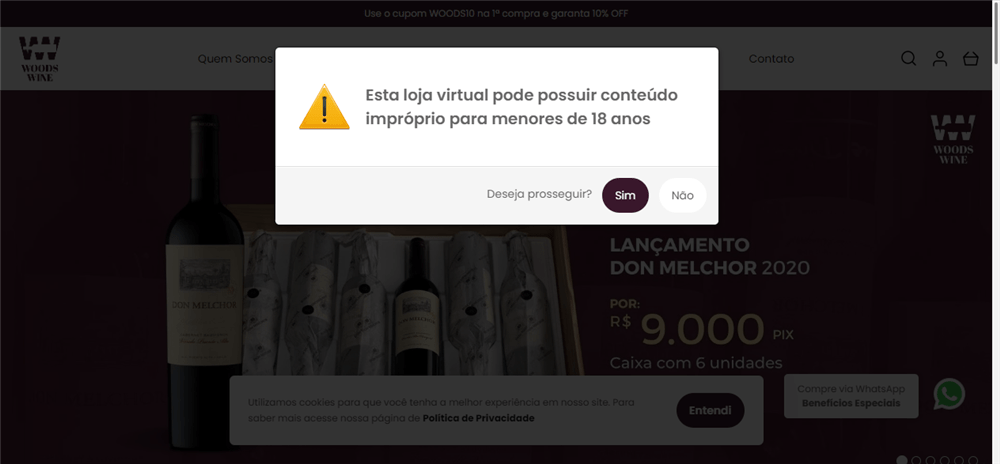 A loja Woods Wine é confável? ✔️ Tudo sobre a Loja Woods Wine!