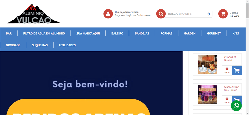 A loja Www.aluminiovulcao.com.br é confável? ✔️ Tudo sobre a Loja Www.aluminiovulcao.com.br!