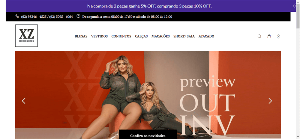 A loja XZ ~ For All Curves – XZ MODA FEMININA é confável? ✔️ Tudo sobre a Loja XZ ~ For All Curves – XZ MODA FEMININA!