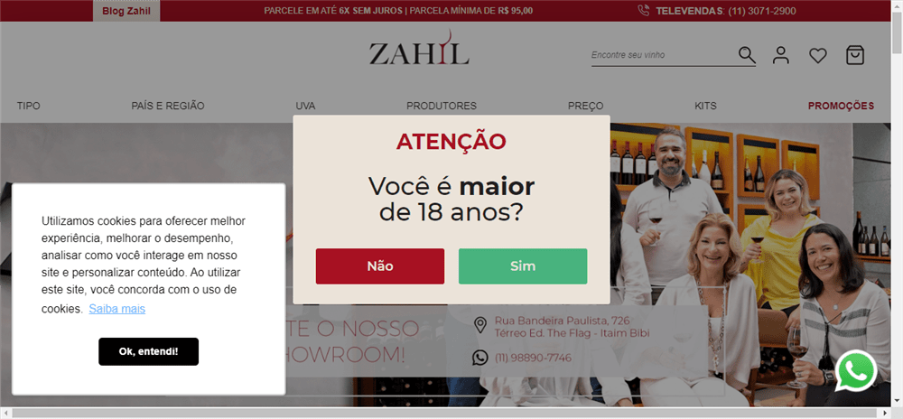 A loja Zahil Vinhos é confável? ✔️ Tudo sobre a Loja Zahil Vinhos!